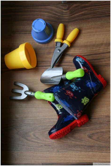 Gardening with a baby