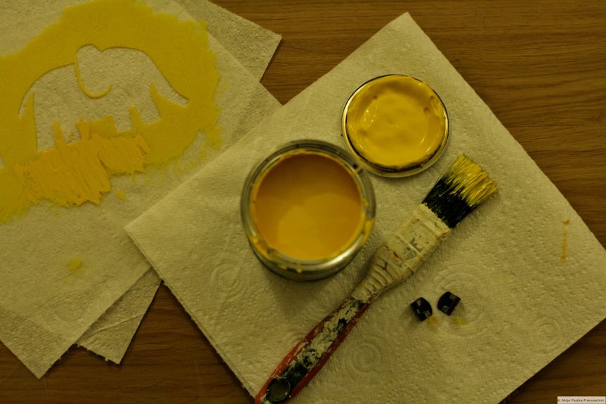 adding colour and elephants