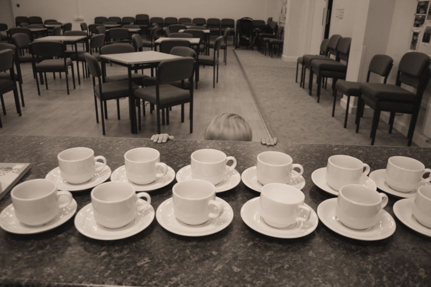 community starts with cake